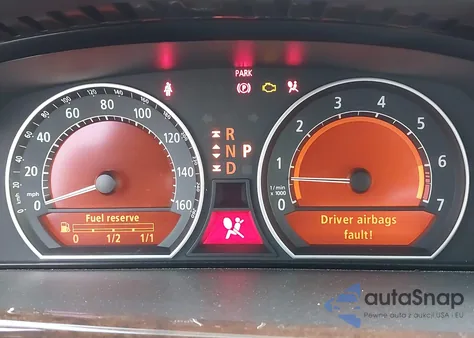 2003 BMW 745Li из США, поврежденный, VIN WBAGN63473DS44532